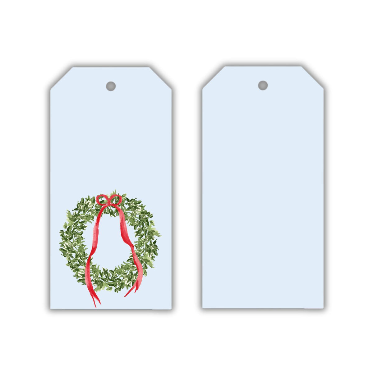 Cutie Christmas Wreath Big Gift Tags