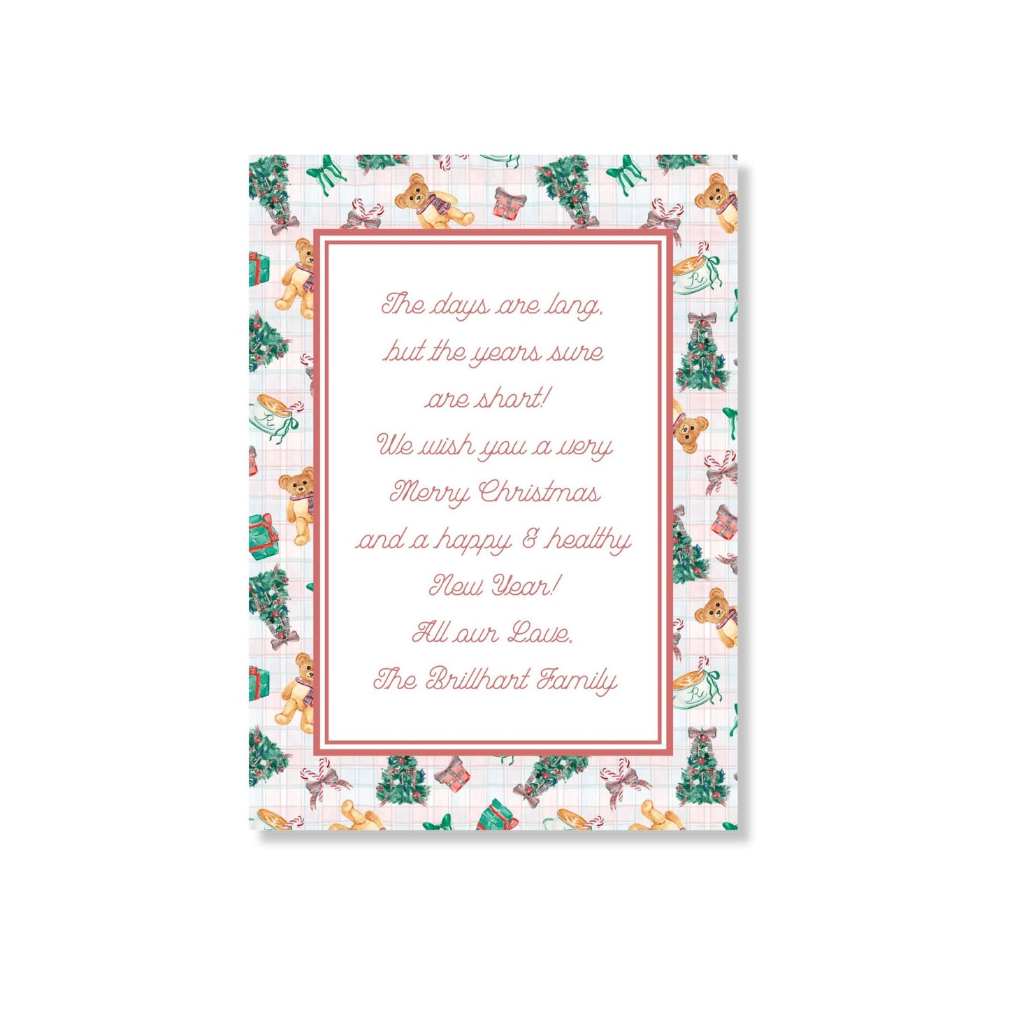 Ralph's Tartan Holiday Card