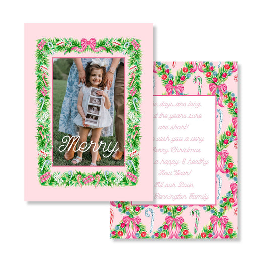Libby's Diamond Garland Holiday Card