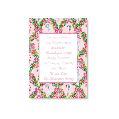 Libby's Diamond Garland Holiday Card