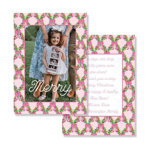 Libby's Candycane Garland Holiday Card