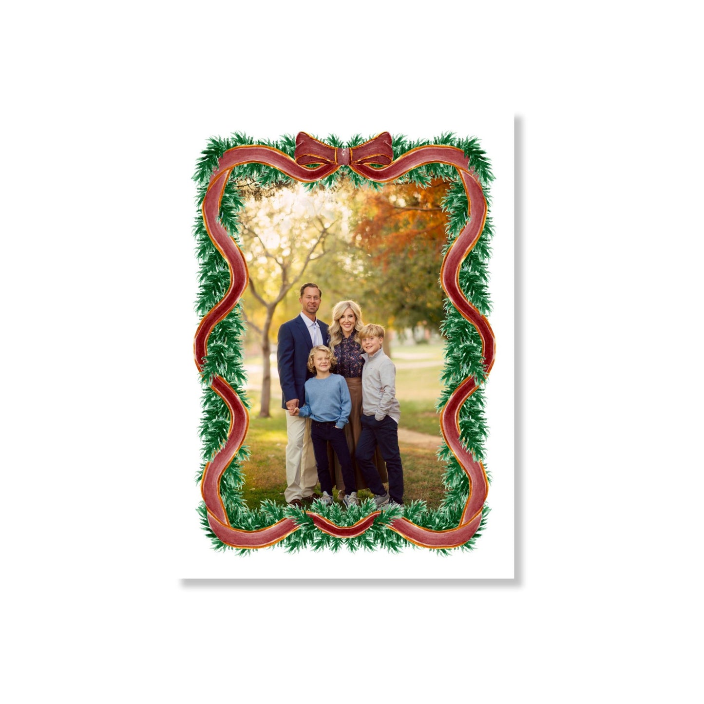 Richest Ribbon Holiday Card