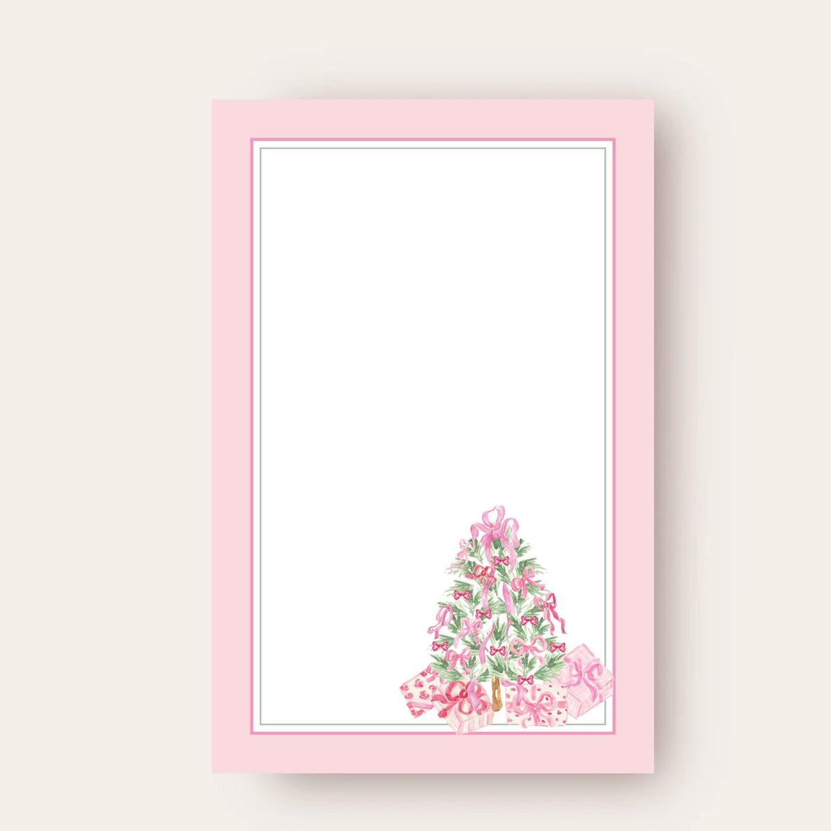 Pink Tree Paper Prettiest Pink Tree Skinny Chunk Notepad – DearJohnPaperCo