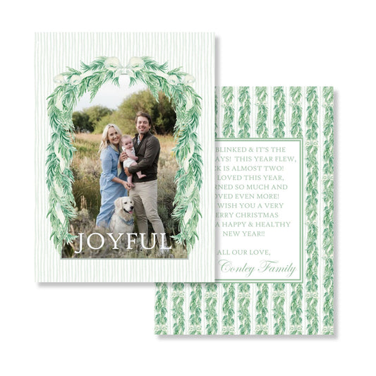 Gorgeous Garland Holiday Card