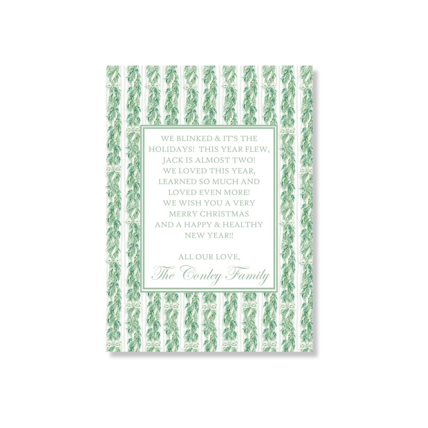 Gorgeous Garland Holiday Card