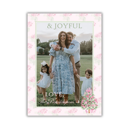 Loveshack, Fancy & Perfectly Pink Tree Holiday Card
