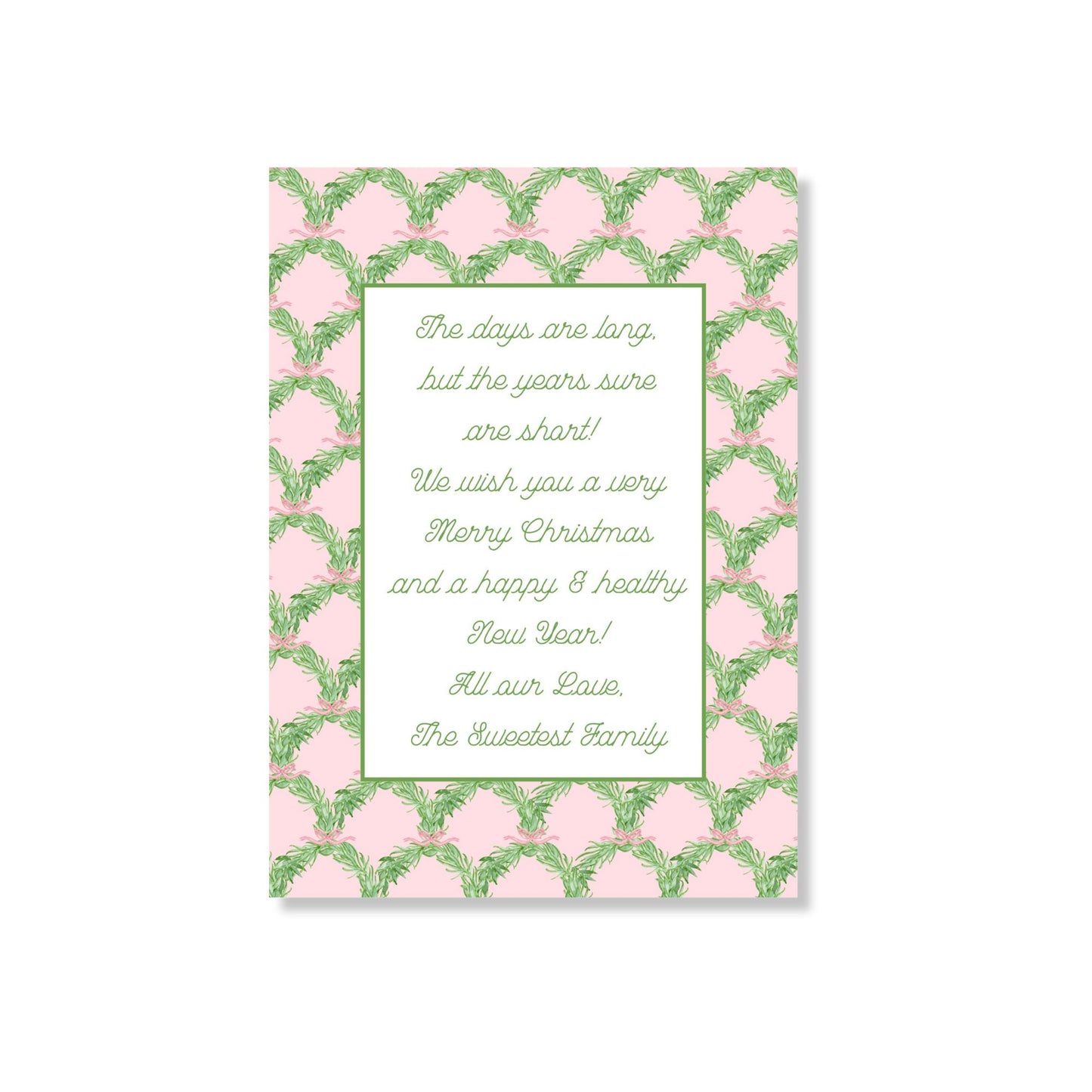 Simply Merry Holiday Card