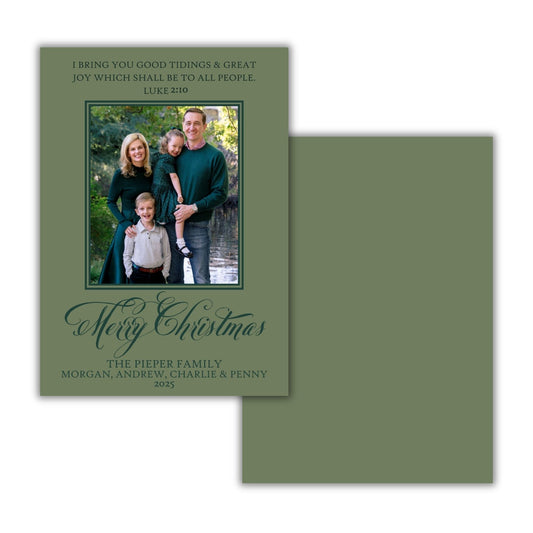 Morgan's Holiday Card