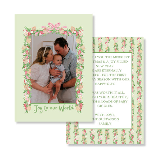 Pinky Promise, I Love Christmas Holiday Card