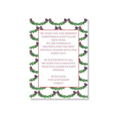 Preppy Preppy Holiday Holiday Card