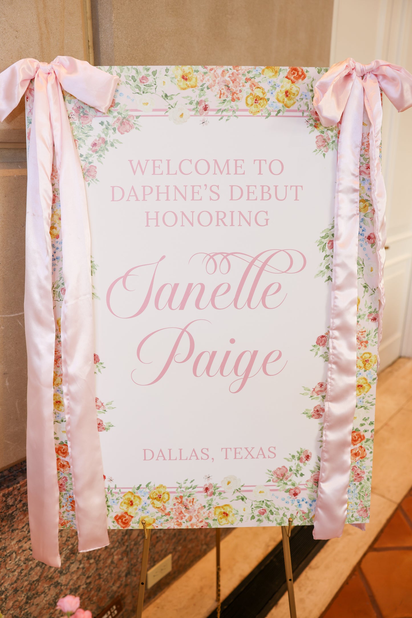 Custom Welcome Sign