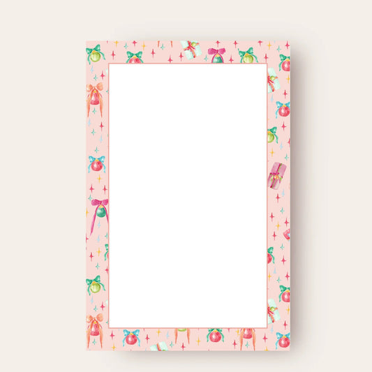 Happiest Gifting & Ornaments Skinny Chunk Notepad