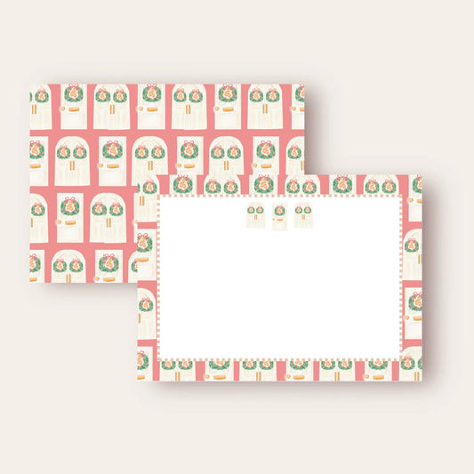 Happy Holiday Doors Stationery Set (White Edition)