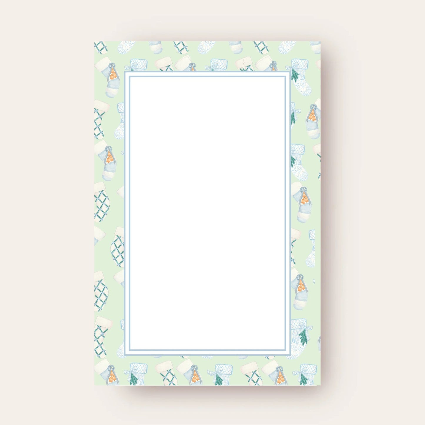 Sweet Stocking Skinny Chunk Notepad (Blue Edition)