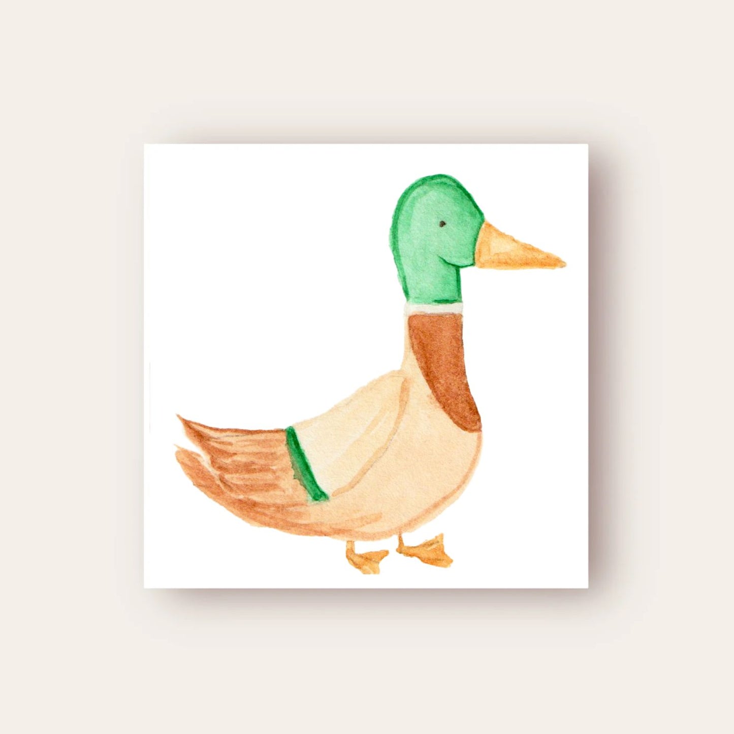 Love a Duck Paper Coaster