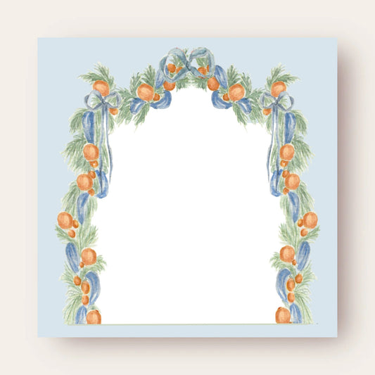 Orange Garland Big Chunky Notepad