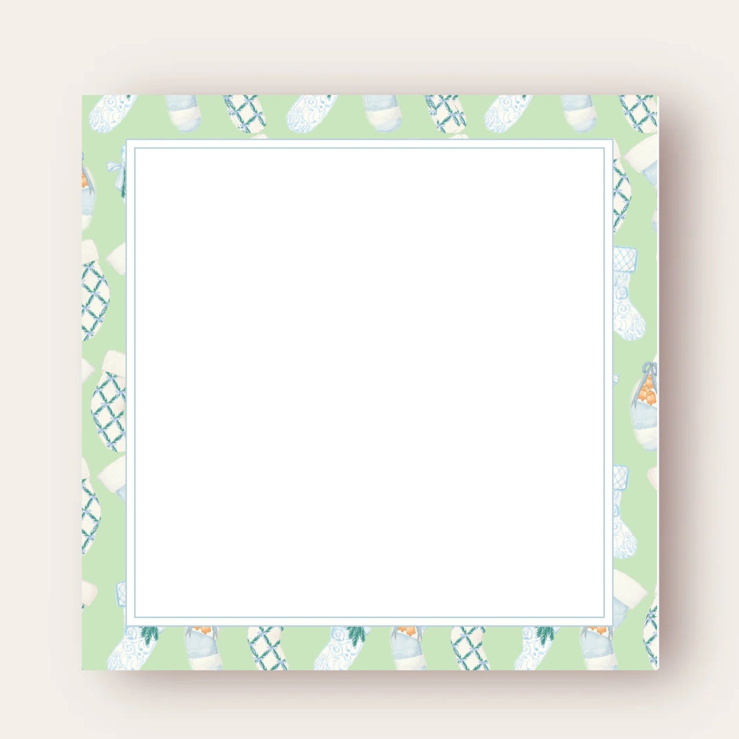Sweet Stocking Big Chunky Notepad (Blue Edition)