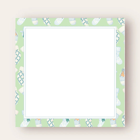 Sweet Stocking Big Chunky Notepad (Blue Edition)