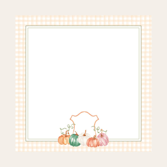 MacKenzie Pumpkin Crest Big Chunky Notepad