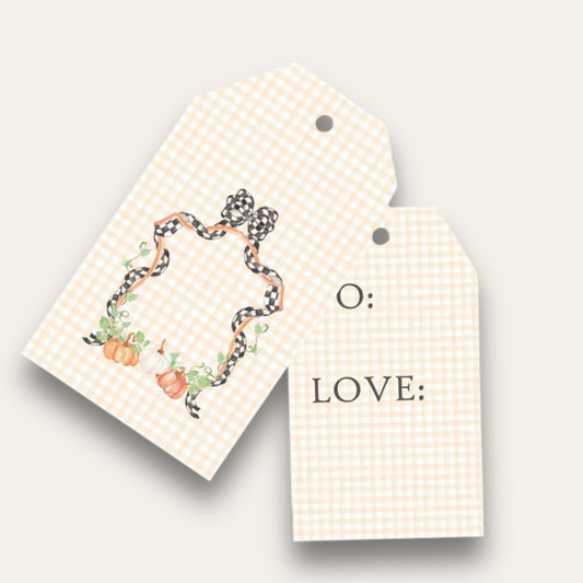 MacKenzie Fall Crest Big Gift Tags