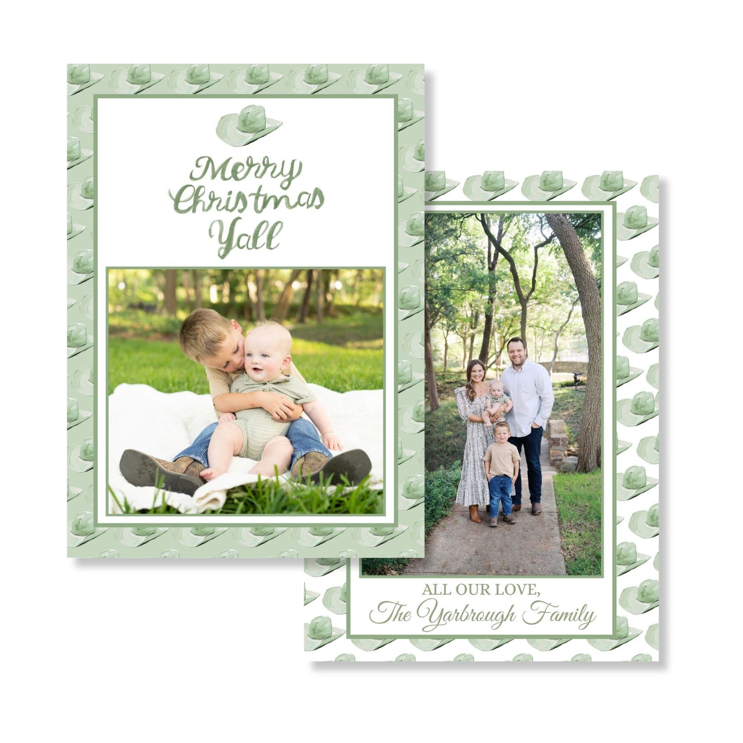 Merry Christmas Y'all Holiday Card