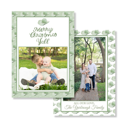 Merry Christmas Y'all Holiday Card