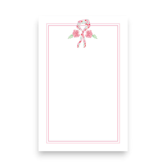 Rosie Silk Scarf Skinny Chunk Notepad