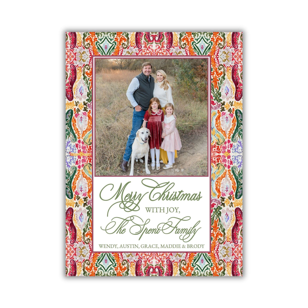 Fruity Christmas Holiday Card