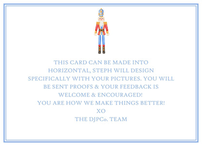 Petite Pinkie Plaid Holiday Card