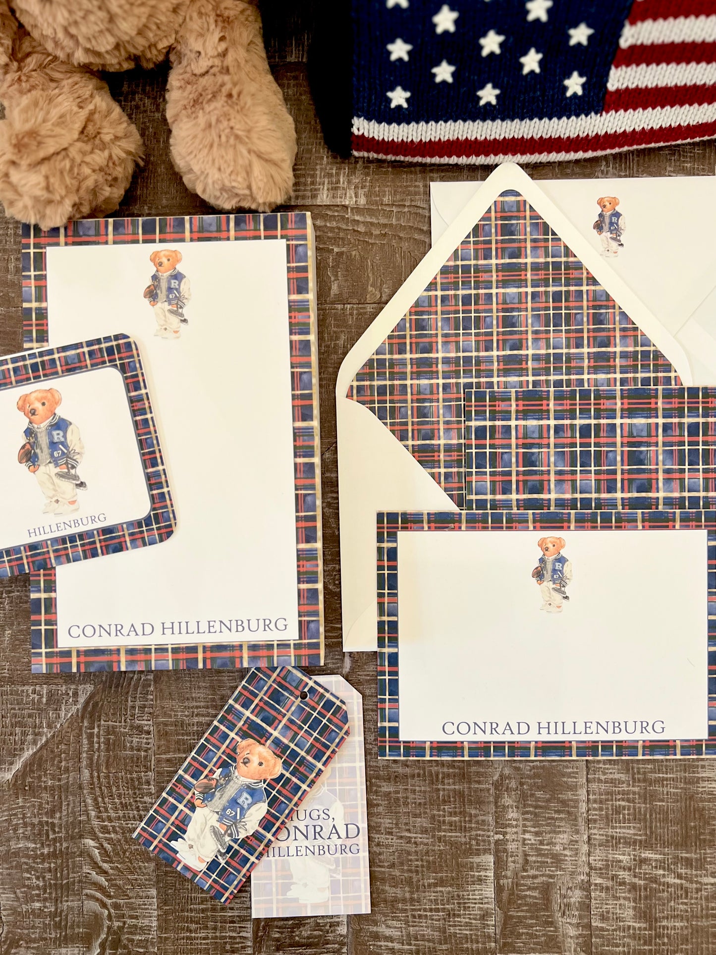 Conrad's Teddy Bear Paper Coaster