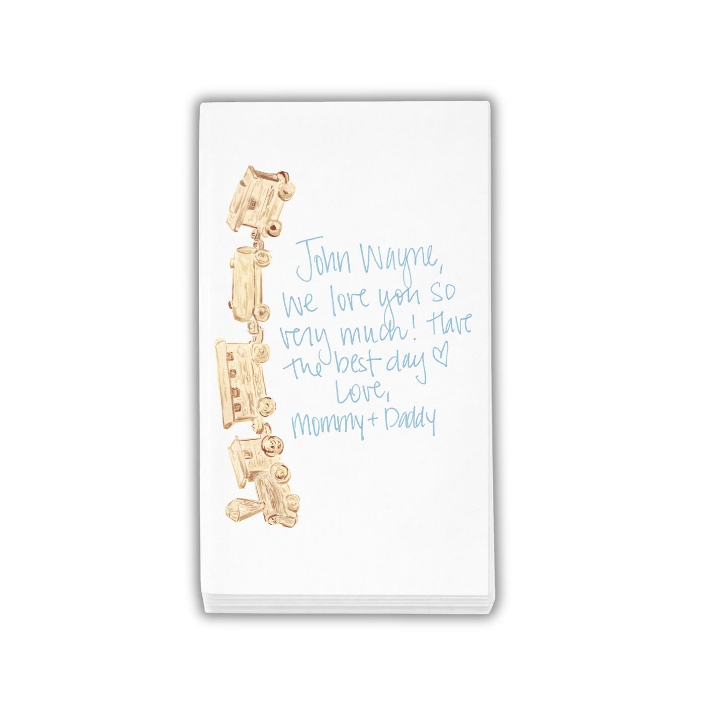 School Lunch Love Notes on Napkins (Linun Like)