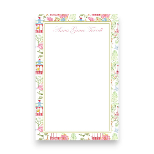 Mahjong Elephant & Zebra Skinny Chunk Notepad