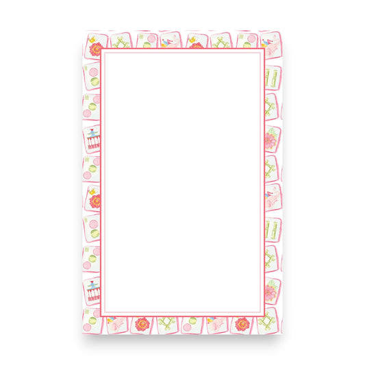Mahjong Tiles Skinny Chunk Notepad