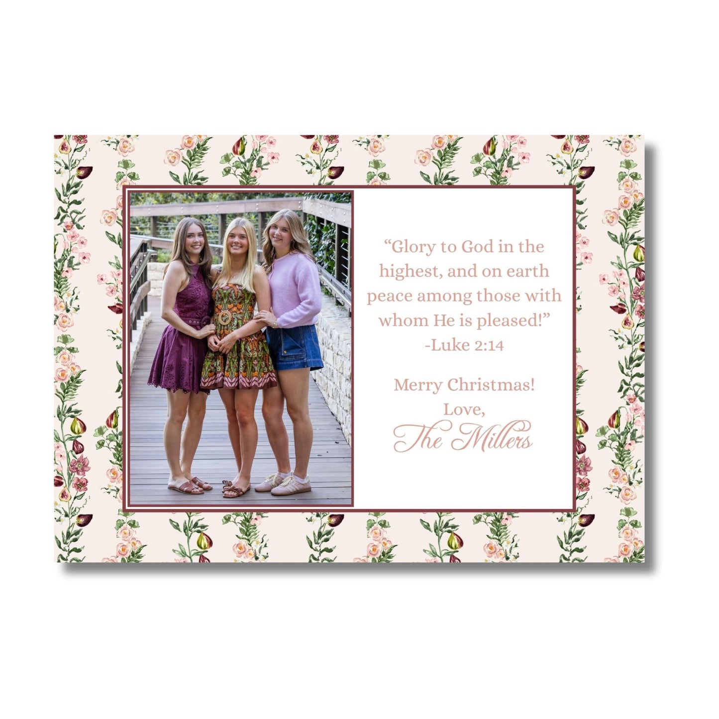 The Miller Family's Hillhouse Christmas Card