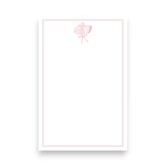 Pink Bonnet Skinny Chunk Notepad
