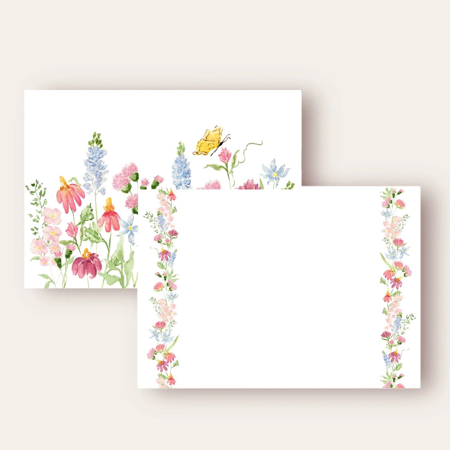 Spring Floral Garlands Stationery Set