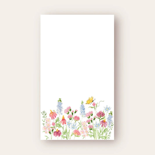 Wildflower Garden Skinny Chunk Notepad