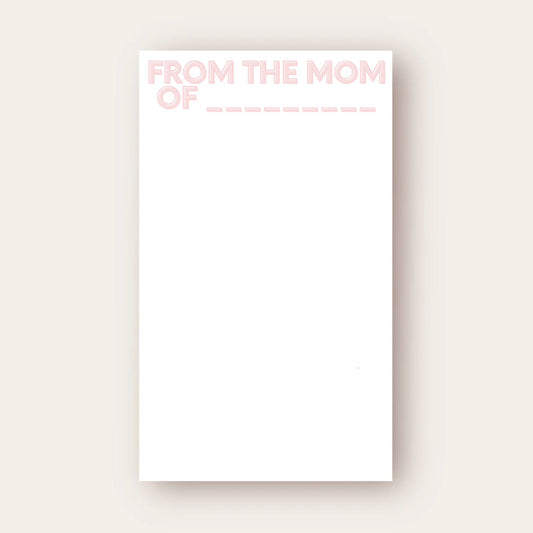 Mama Maria (Pink) Skinny Chunk Notepad
