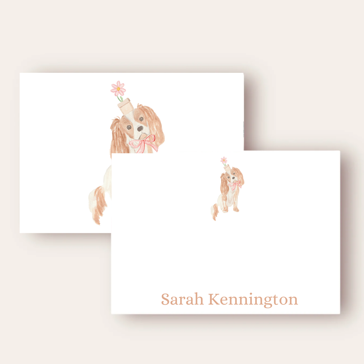 King Charles Cavalier Stationery Set