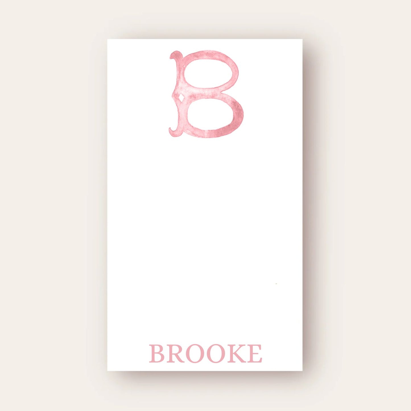 Monogram Skinny Chunk Notepad