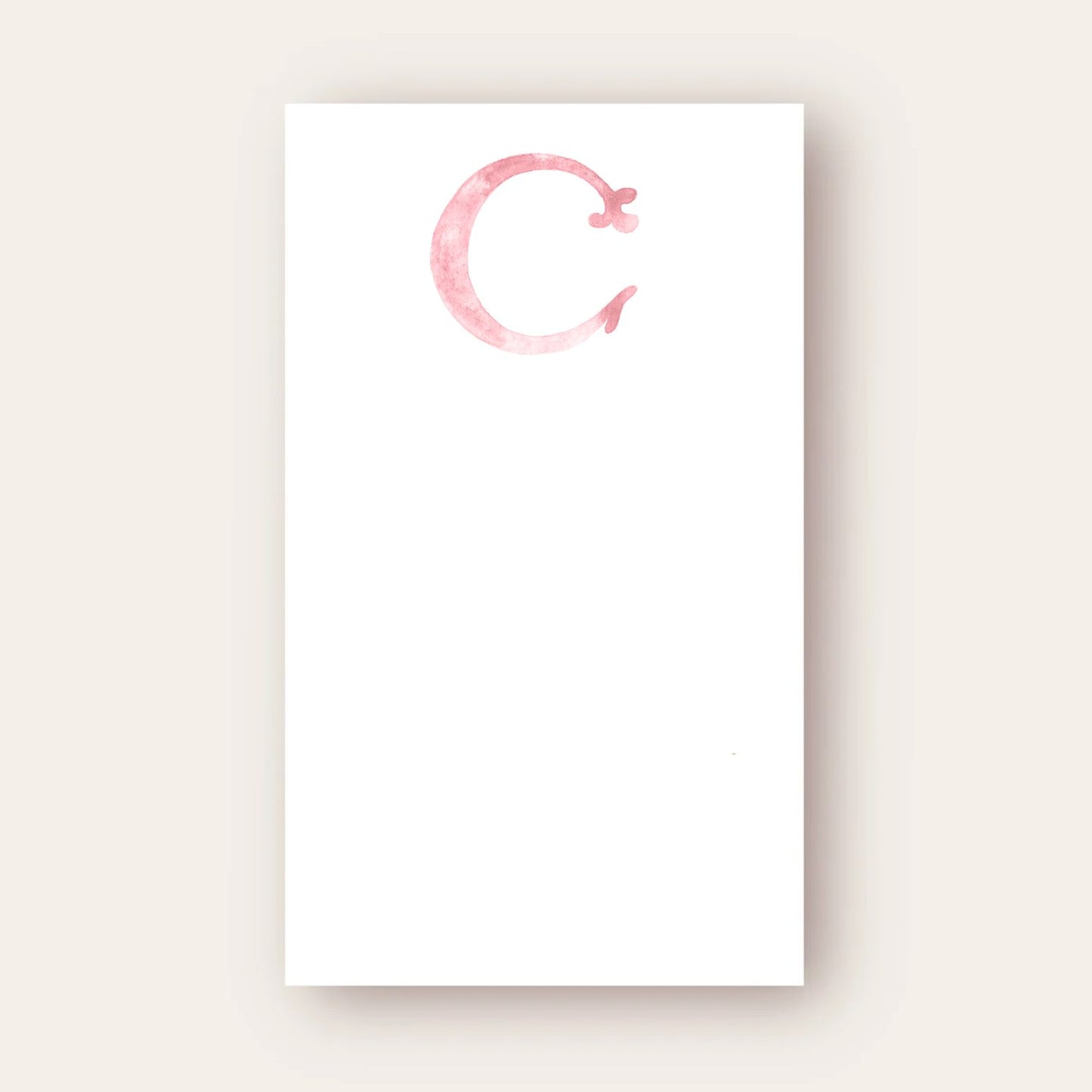 Monogram Skinny Chunk Notepad