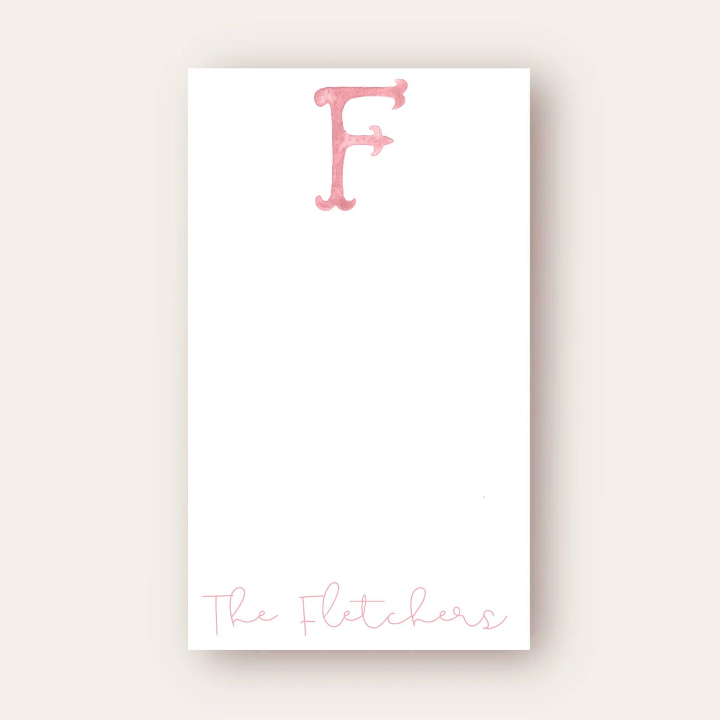 Monogram Skinny Chunk Notepad