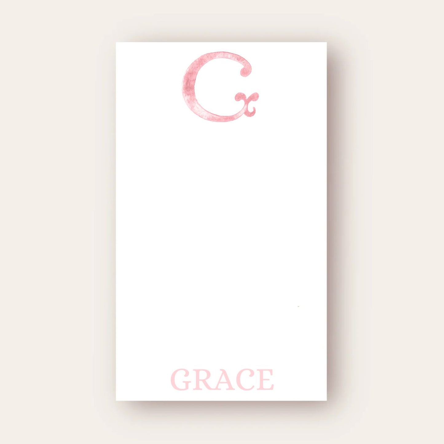 Monogram Skinny Chunk Notepad