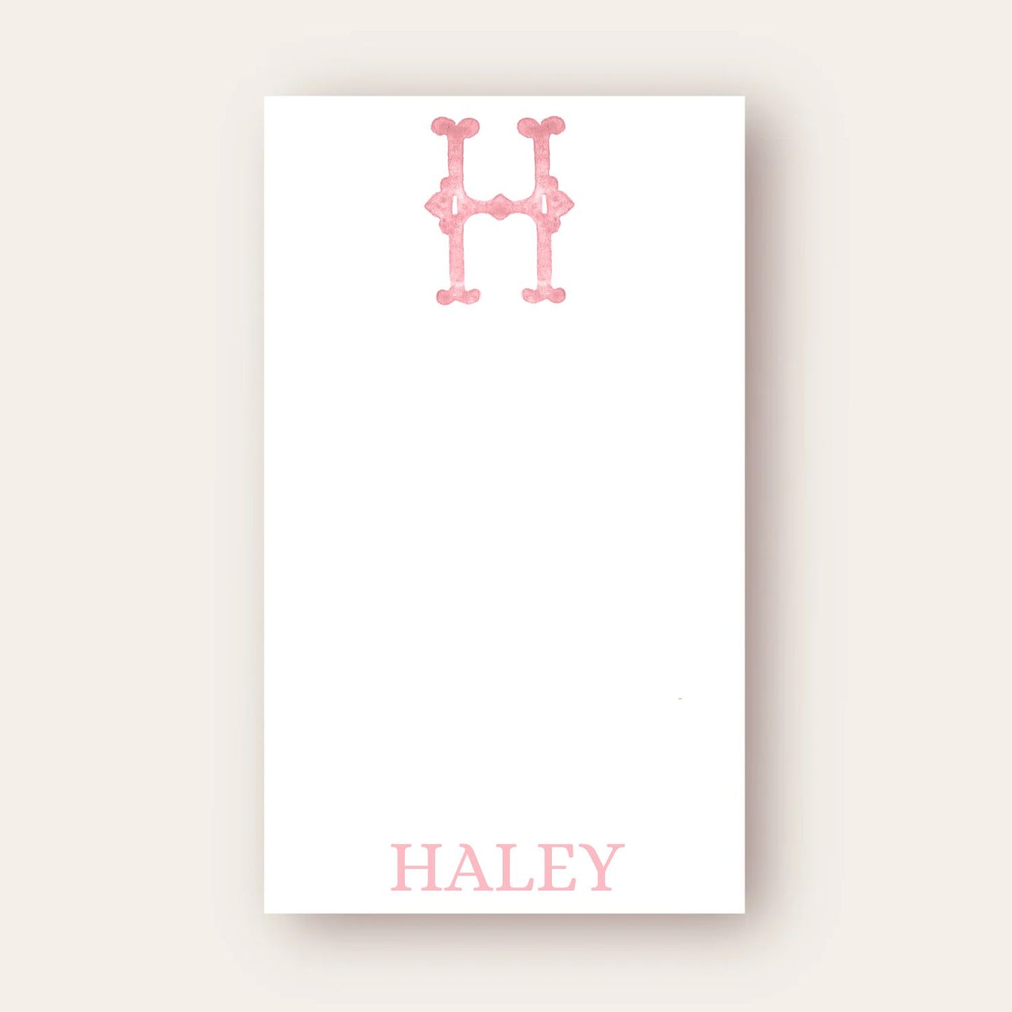 Monogram Skinny Chunk Notepad