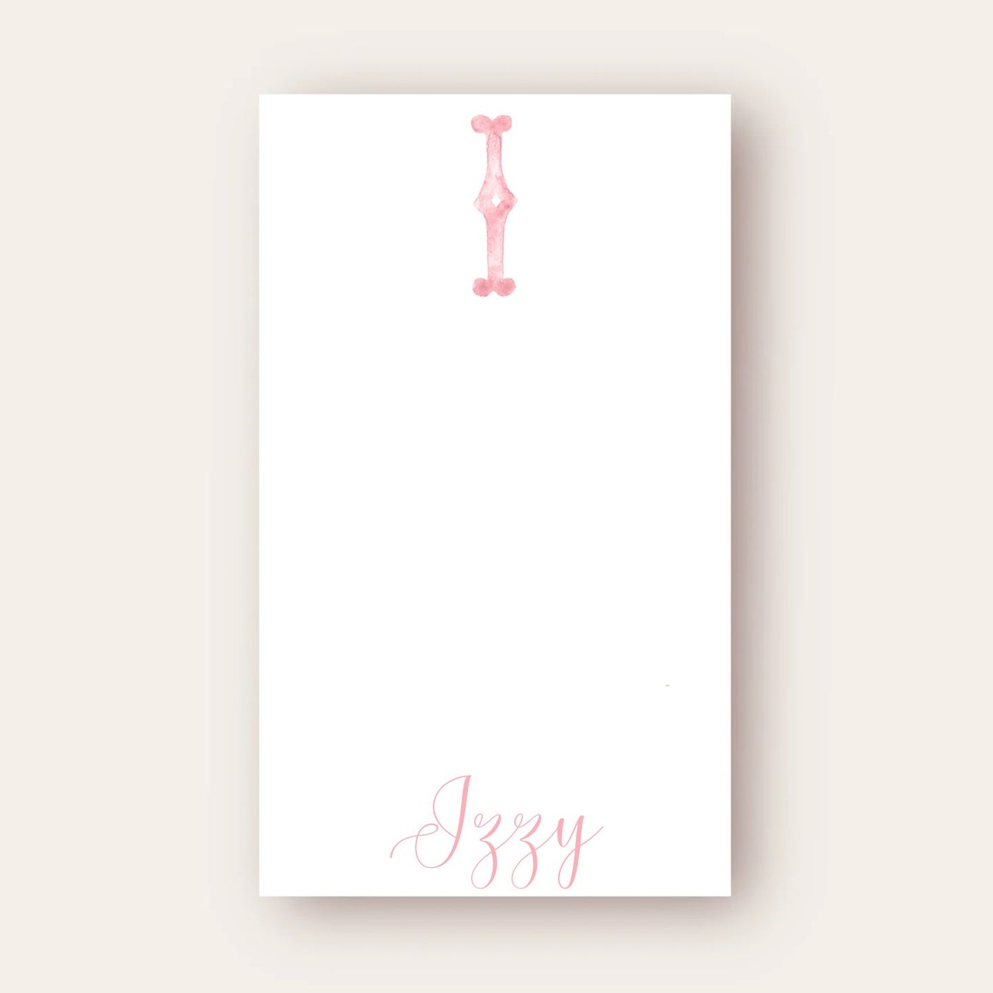 Monogram Skinny Chunk Notepad