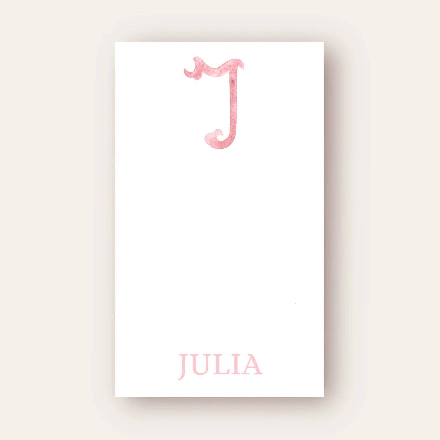 Monogram Skinny Chunk Notepad