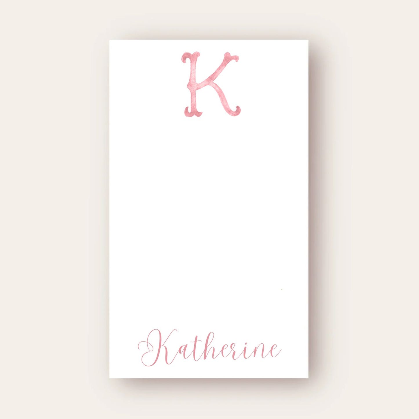 Monogram Skinny Chunk Notepad