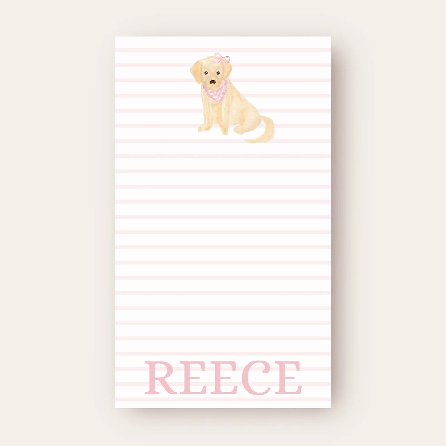 Monogram Skinny Chunk Notepad