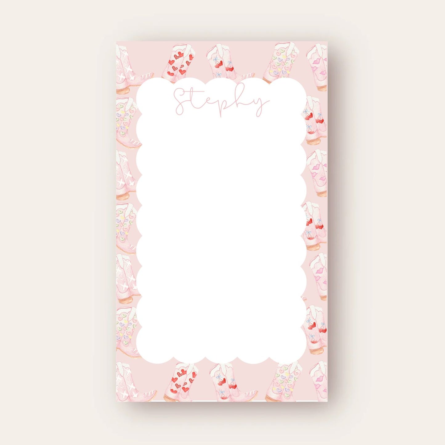 Monogram Skinny Chunk Notepad