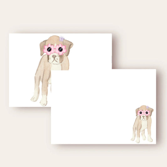 Cute Boxer Stationary Set